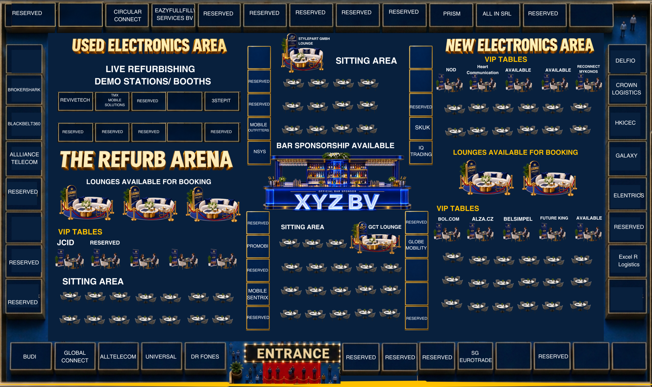 Reconnect Amsterdam 2027 Floor Plan