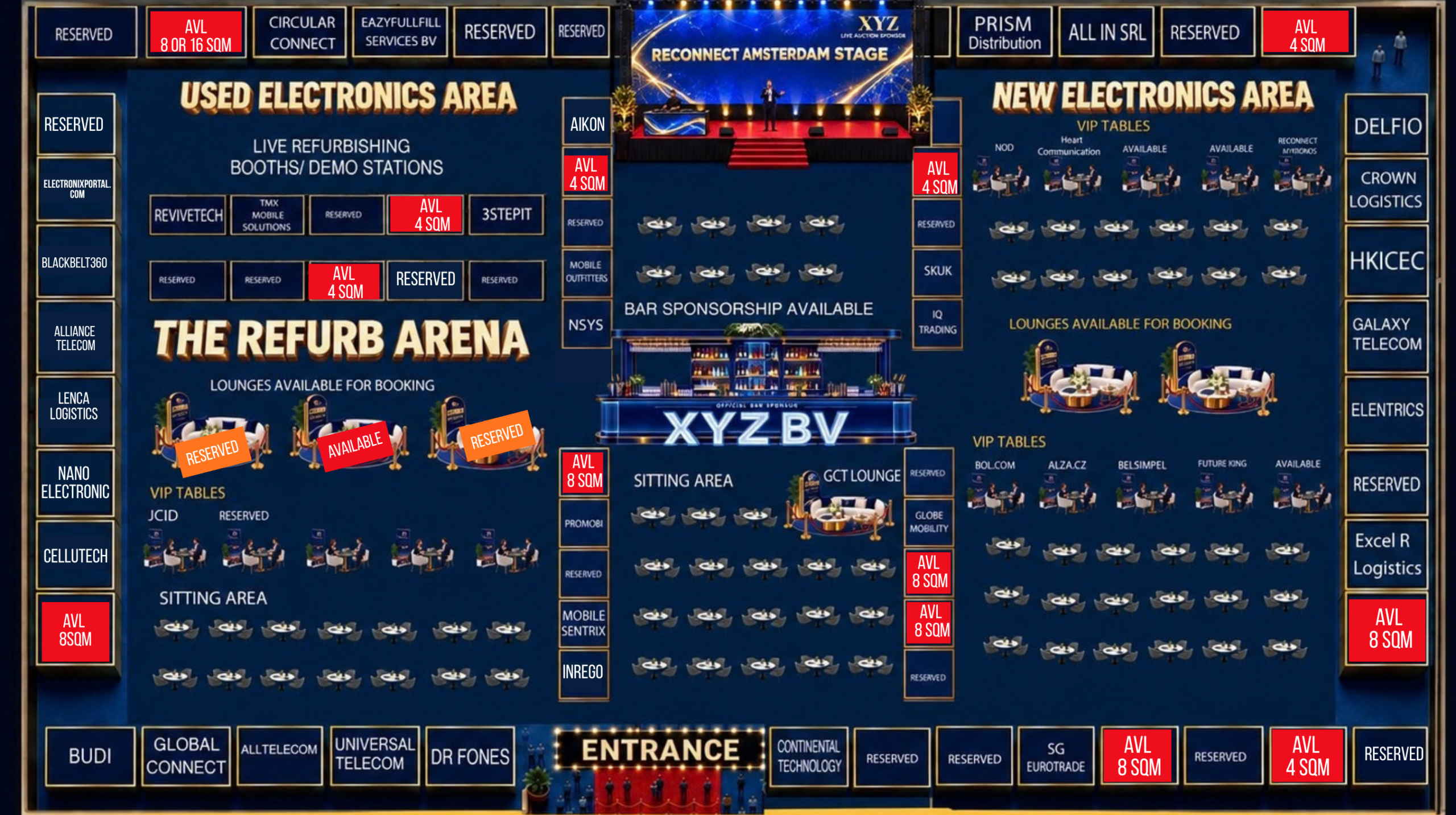 Reconnect Amsterdam 2027 floor plan